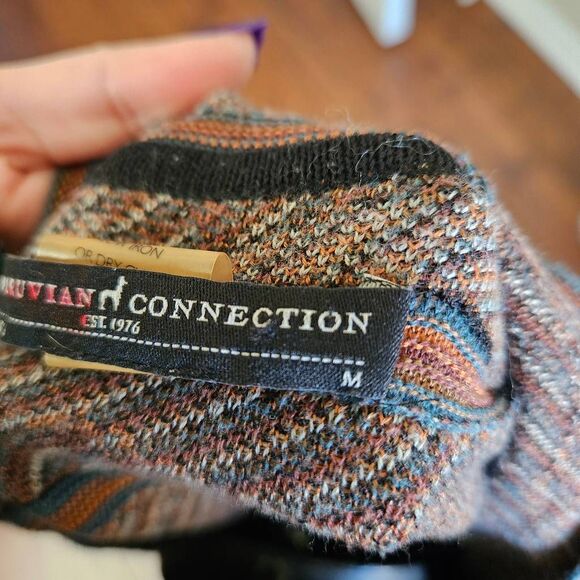 Peruvian Connection Open-Front Cardigan - Picture 7 of 8